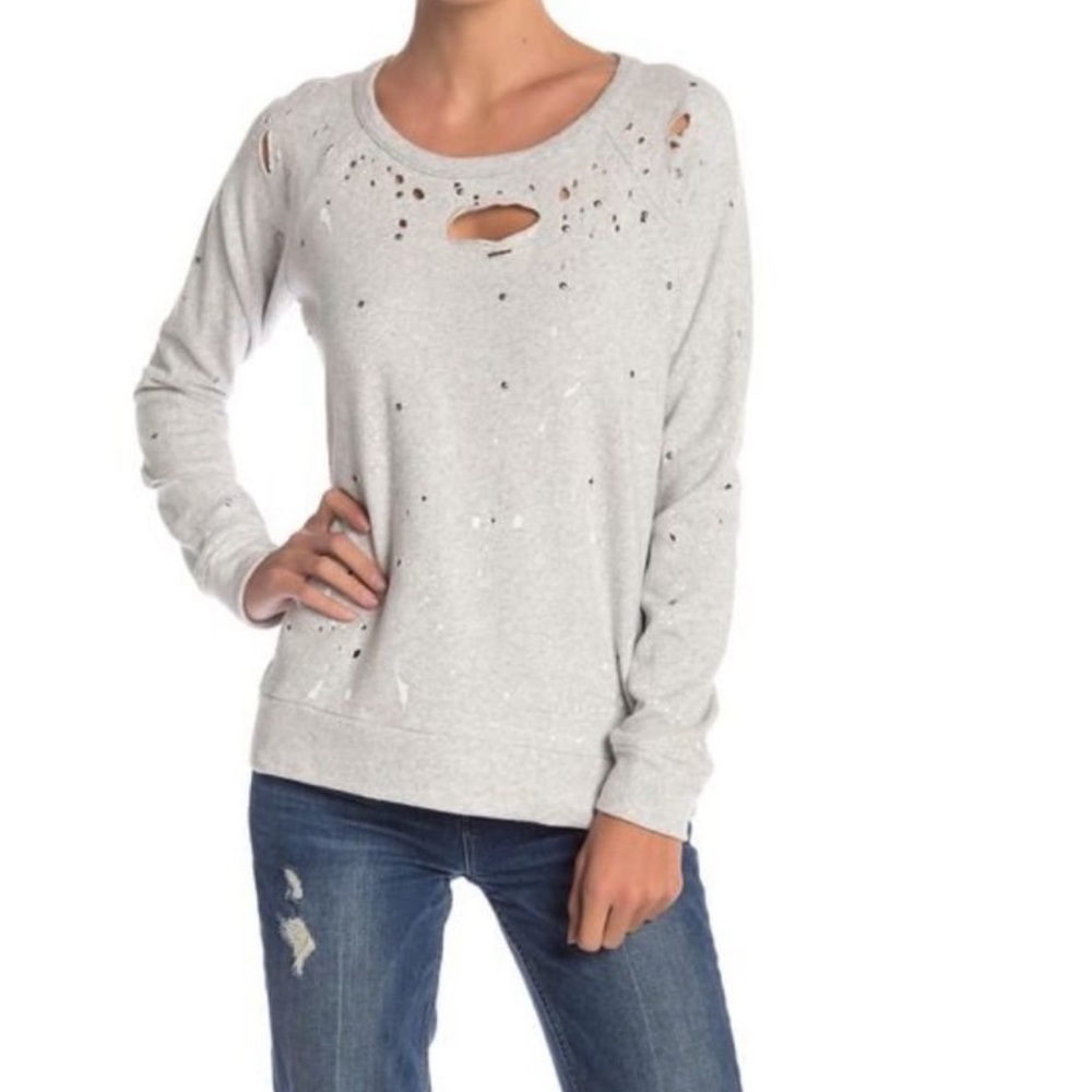 Chaser Distressed Sweatshirt